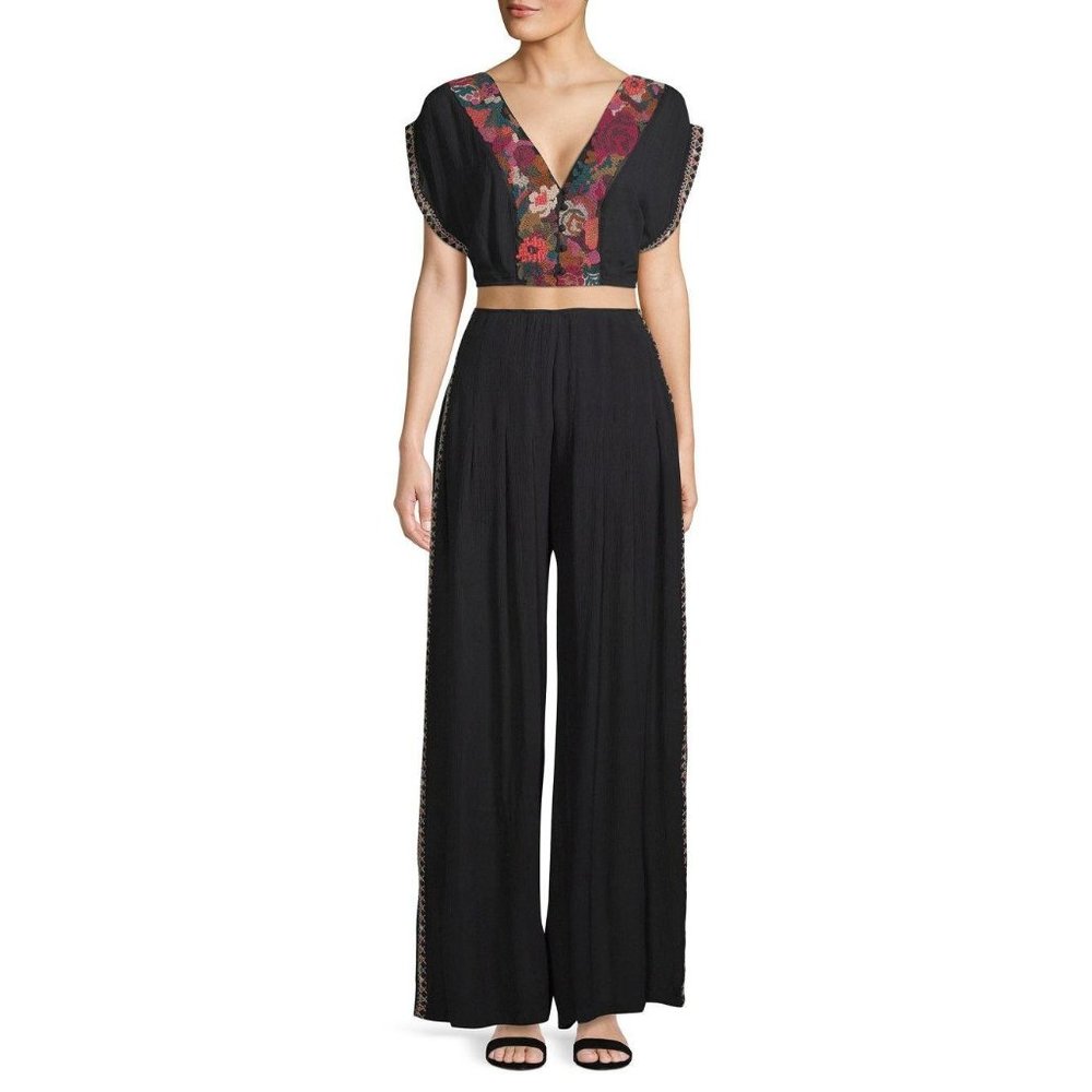 Size XS Free People Santoshi Wide-Leg Palazzo Pant - Picture 7 of 8